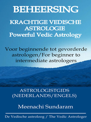 cover image of KRACHTIGE VEDISCHE ASTROLOGIE BEHEREN (DUTCH)